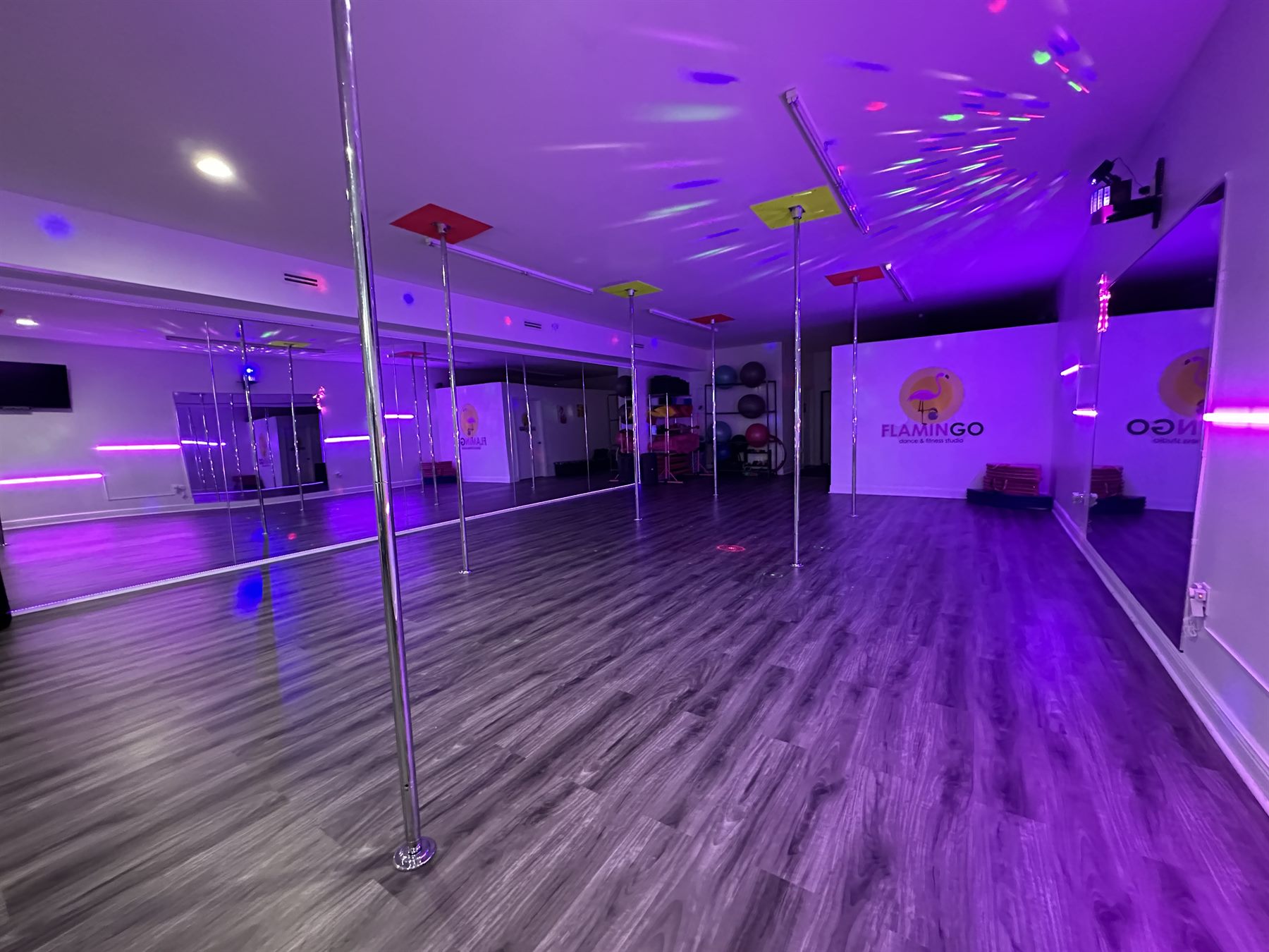 The indoor studio